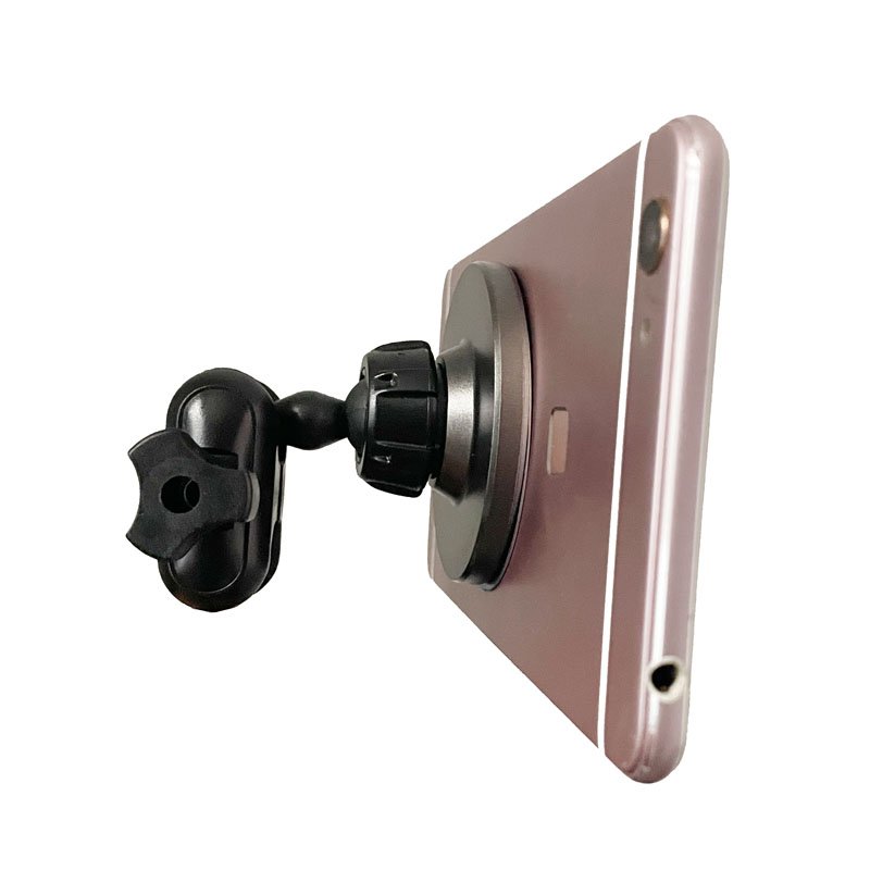 Golf Accessories Magnetic Phone Mount Swivel Mounting Clip Arm Adapter for 17mm Ball Car Holder