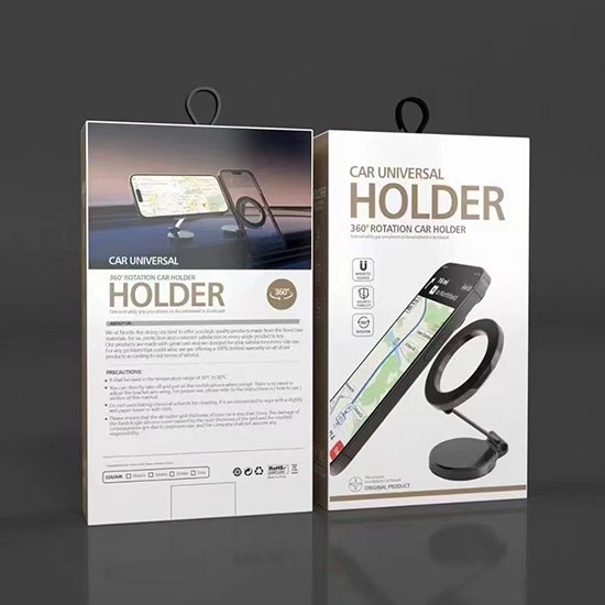 Trending Product 1080 Angle Rotation Metal Mobile Phone Holders Strong Magnetic Foldable Car Holder