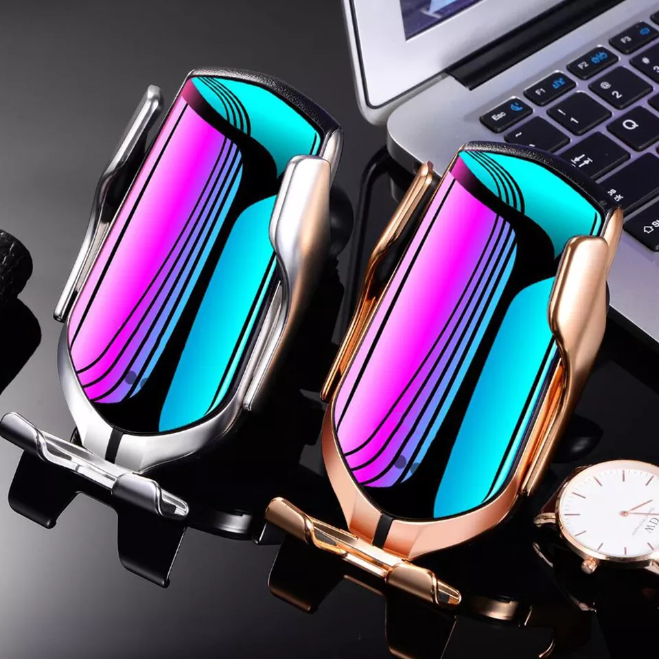 Support Customization 15W Fast Wireless Car Phone Holder Wireless Charger