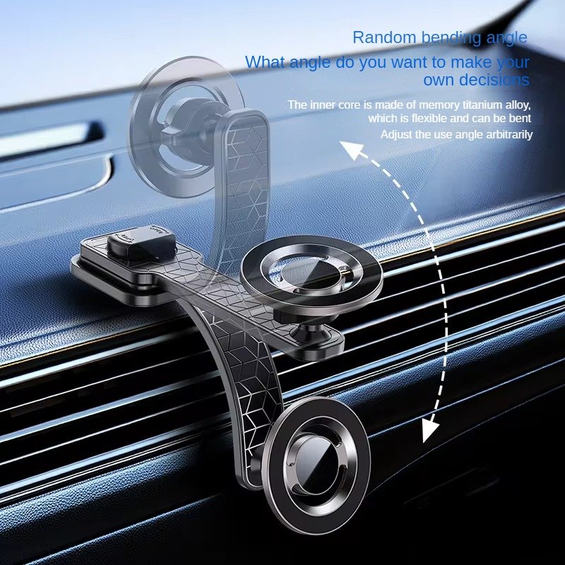 GREATYYT Multifunctional Multi-angle Waterproof, 360 Degree Rotation, Safe Suction Cup Holder Magnetic Car Phone Holder