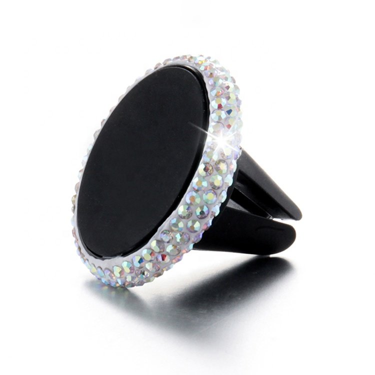 Bling Car Magnetic Phone Mount, Sparkly and Super Suction Phone Holder for Car, Mini Crystal Air Vent Magnetic Phone Mount