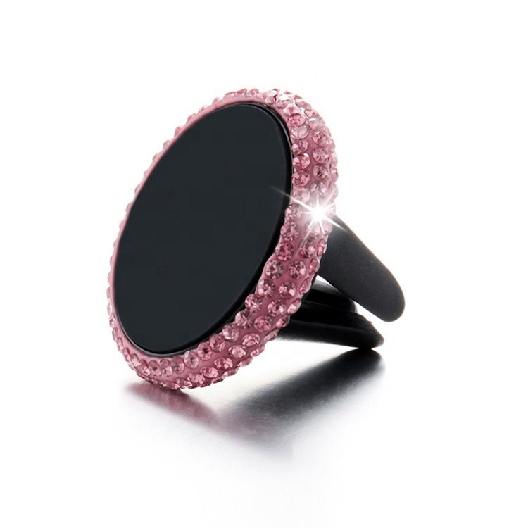 Bling Car Magnetic Phone Mount, Sparkly and Super Suction Phone Holder for Car, Mini Crystal Air Vent Magnetic Phone Mount