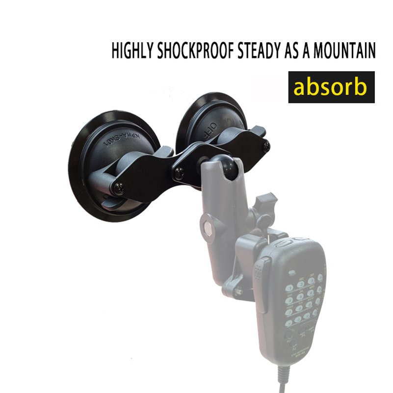 High Quality Twist Lock Glass Suction Cup Windshield Dashboard Phone Mount Strong Car Phone Holder for RAM