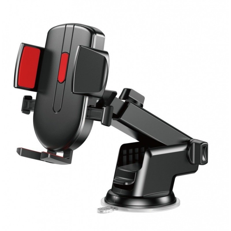 Automatic locking dashboard 360 degree rotating suction cup universal car mount mobile phone holder
