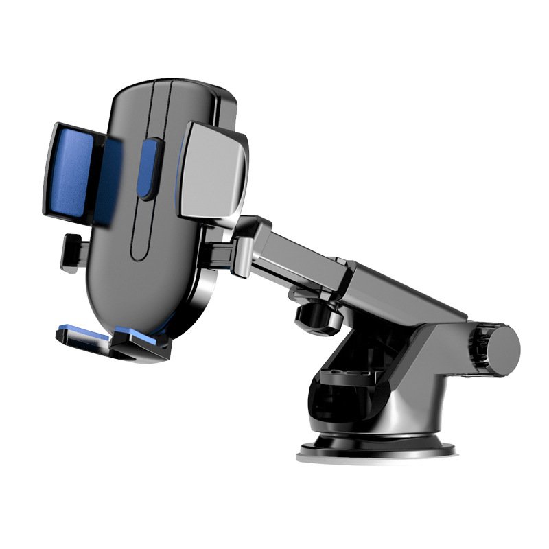 Automatic locking dashboard 360 degree rotating suction cup universal car mount mobile phone holder