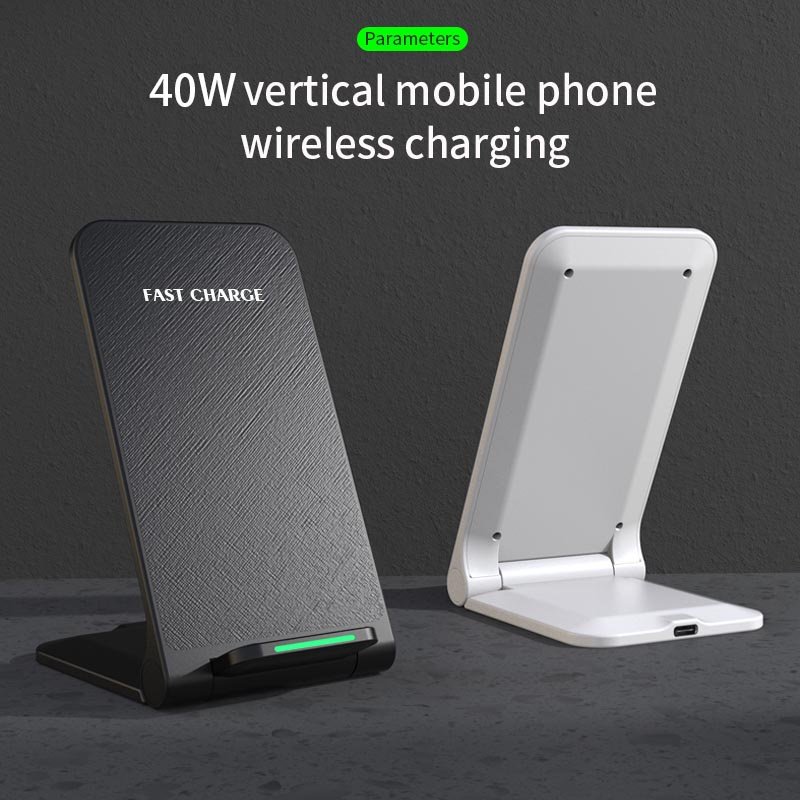 EONLINE OEM Fold Wireless Charger For iPhone 15 14 Pro Max 12 Phone Stand Fast Charging for Samsung Note 20/10 S21 Ultra Folda