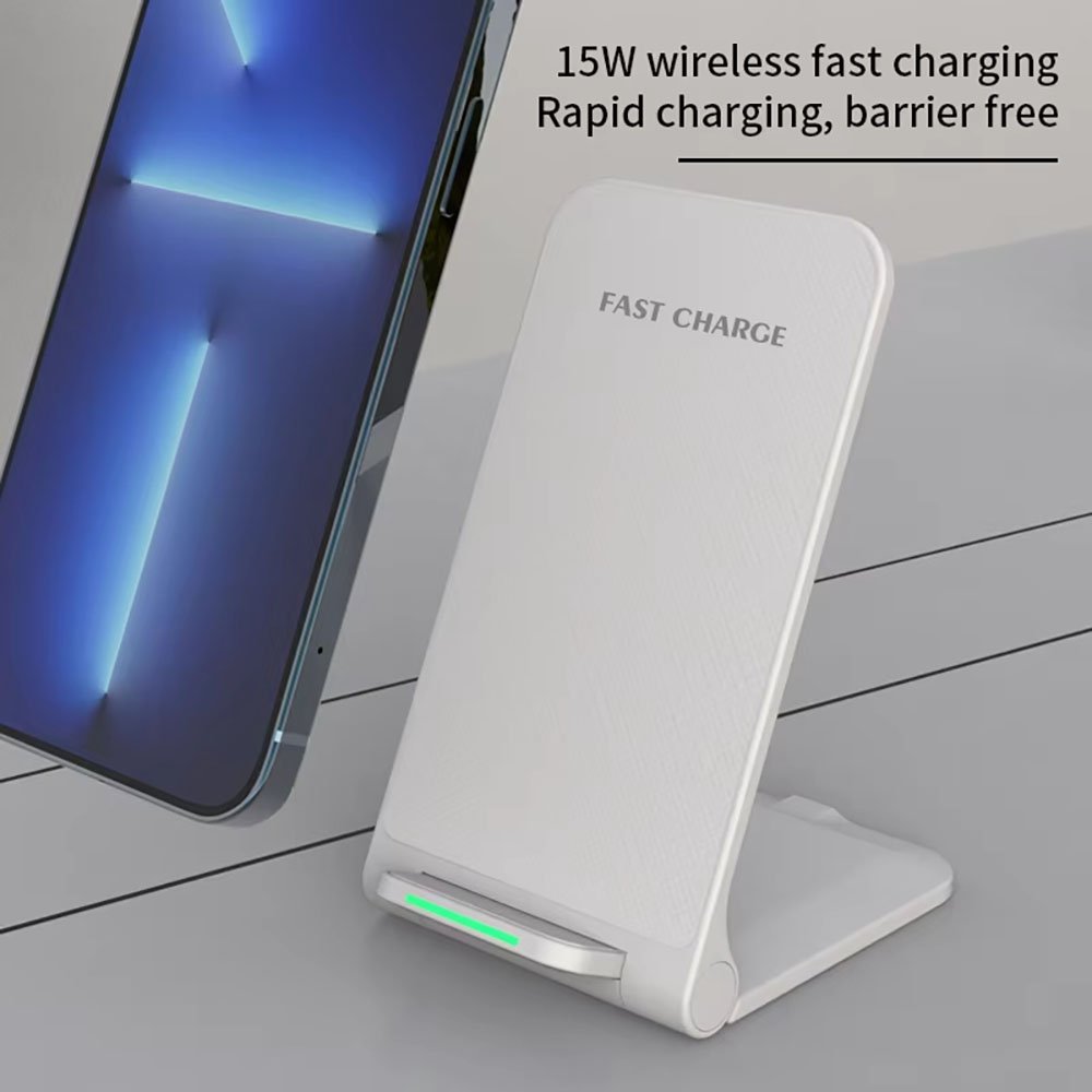 EONLINE OEM Fold Wireless Charger For iPhone 15 14 Pro Max 12 Phone Stand Fast Charging for Samsung Note 20/10 S21 Ultra Folda