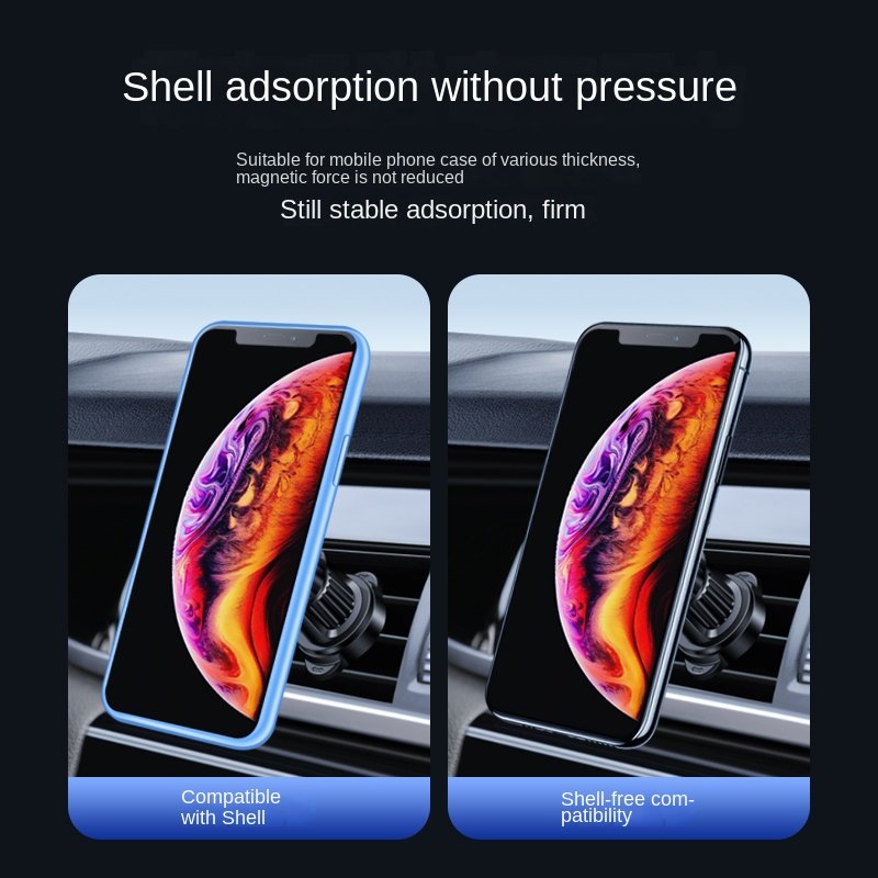 NewCar Magnetism Mobile Phone Holder Easy to Install Car Air Outlet Holder Car Mobile Phone Holder Suitable for All Smart Phones