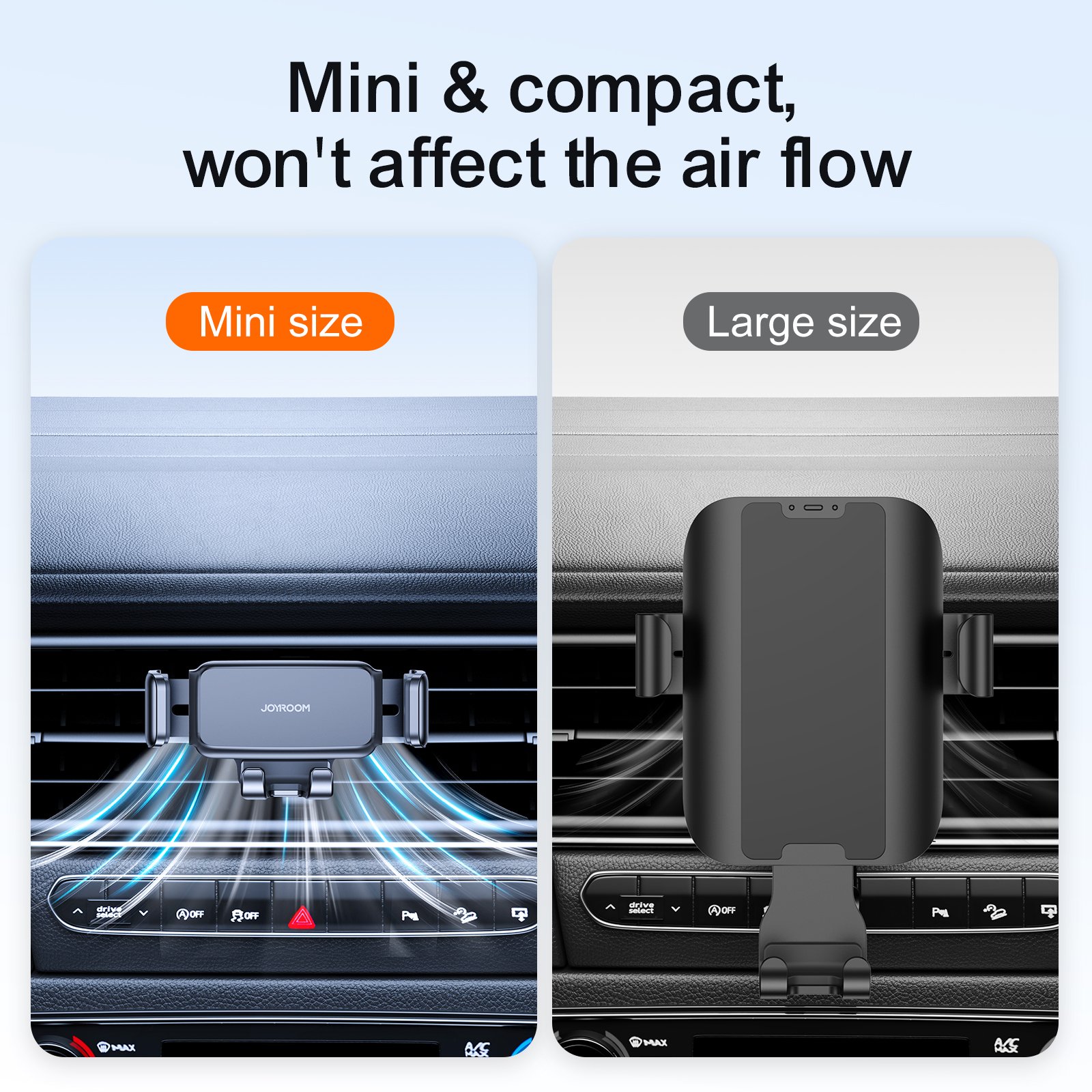 JOYROOM Gravity Mechanical Air Vent Clip Soporte Para Telefono Telefoon Houder Phone Mount Stand Car Holder for iPhone 13