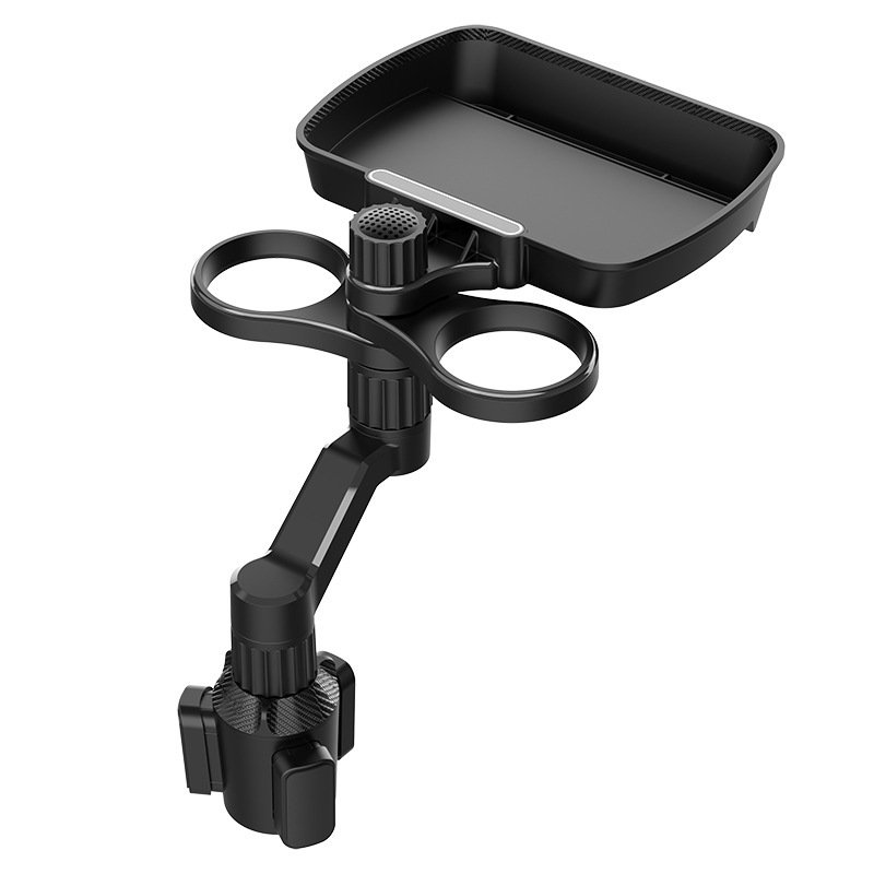 Car armrest box small tray car makeup bar water cup holder Drink storage co-driver watch drama artifact stand
