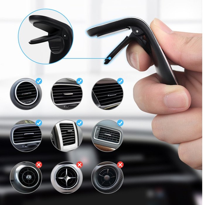 Universal Magnetic Air Vent Car Cell Phone Holder cellphone Dashboard Clip Magnet Mobile Phone Stand Mount for Car iphone