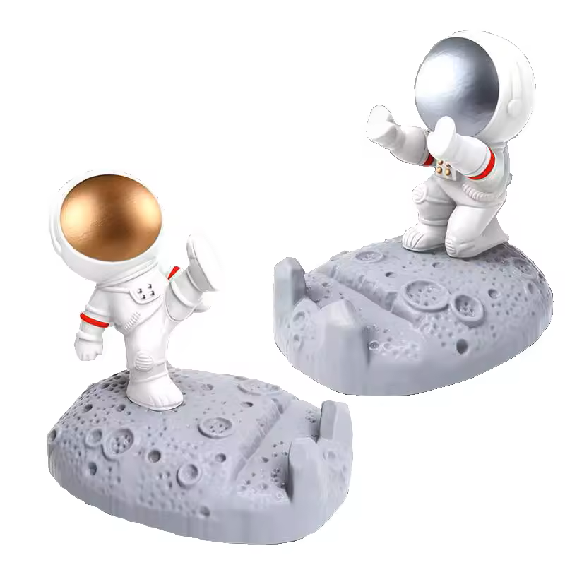 Creative Gifts Cute Cell Phone Stand Cool Fun 3D Cartoon Astronaut Design Mobile Phone Tablet Bracket