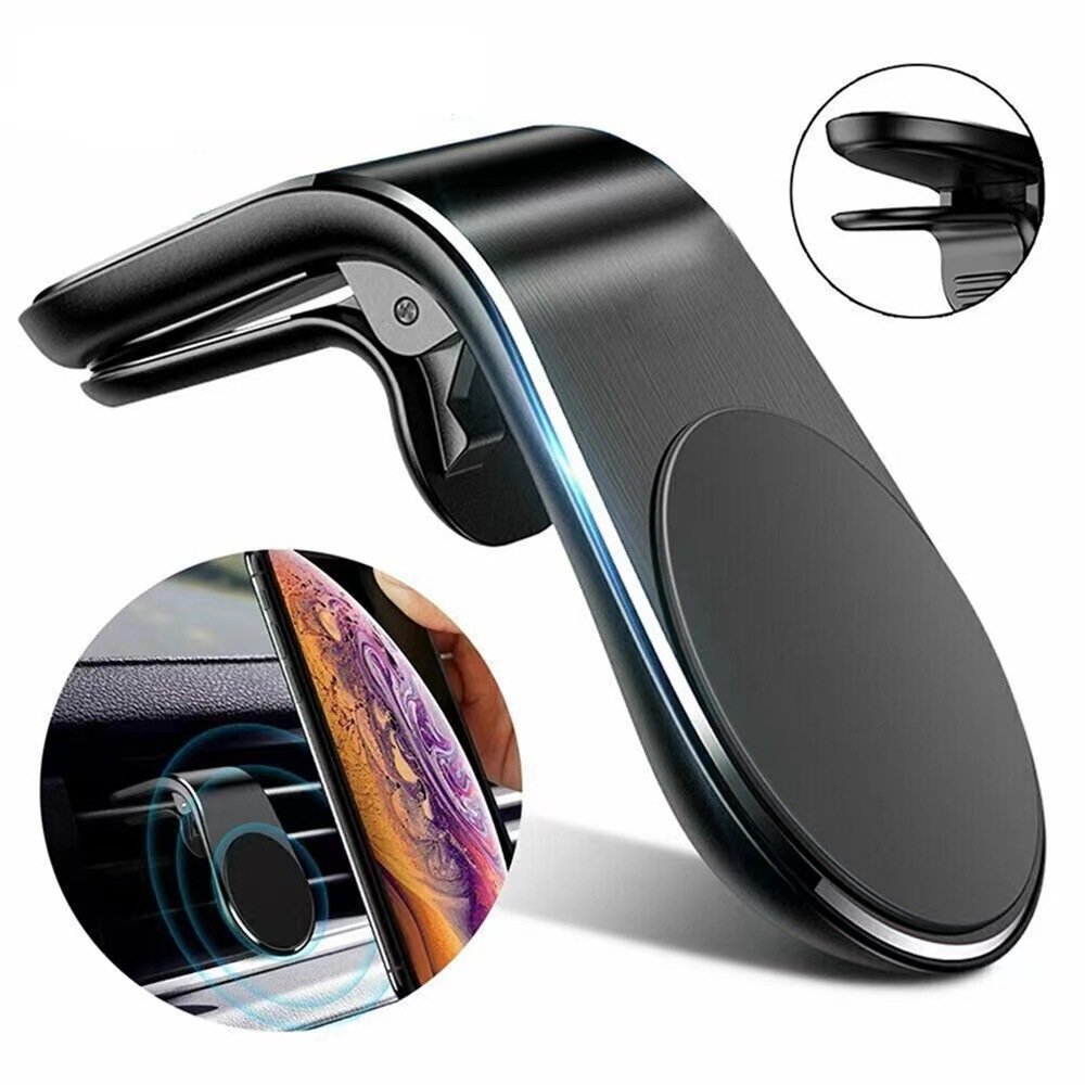 Car Metal Air Outlet Phone Holder Universal Magnet Phone Holder For Car