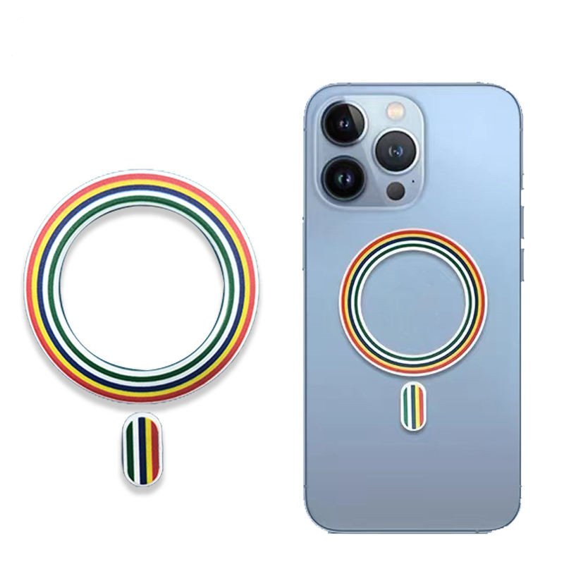 Magnetic Base Ring Sticker For Wireless Charger Wallet Car Fast Charging Holder Plate Sheet For iPhone13 12Pro