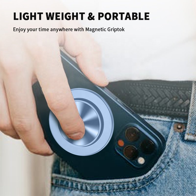 Factory Wholesale Phone Socket MagnetPhone Grip Phone Holder Magnetic Griptok Magnetic Popping Up Phone Socket for iPhone 14