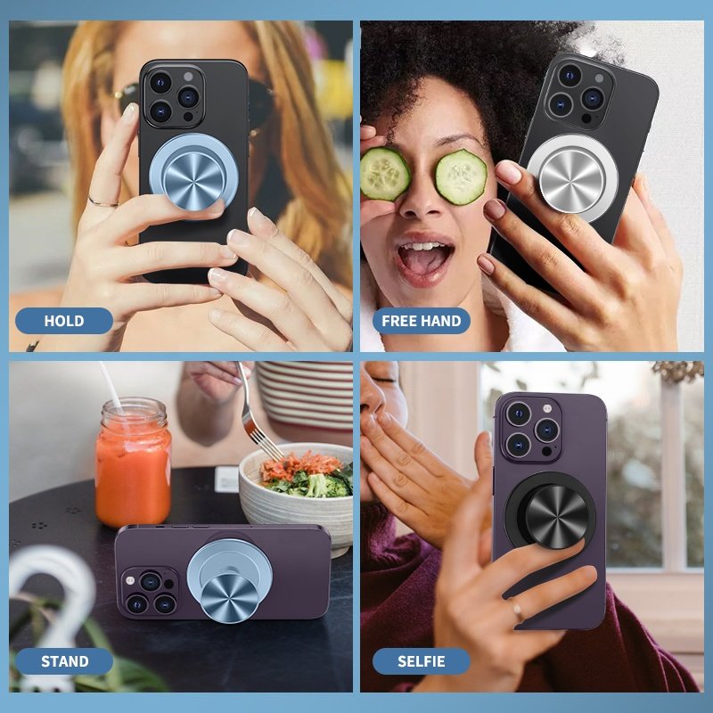 Factory Wholesale Phone Socket MagnetPhone Grip Phone Holder Magnetic Griptok Magnetic Popping Up Phone Socket for iPhone 14