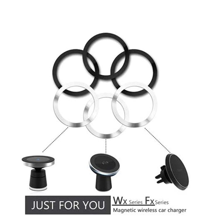 Wireless charging magnetic phone magnet ring sticker universal car phone holder metal phone ring for charger