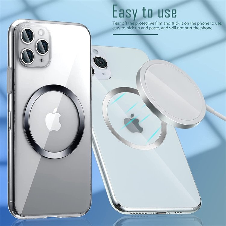 Wireless charging magnetic phone magnet ring sticker universal car phone holder metal phone ring for charger