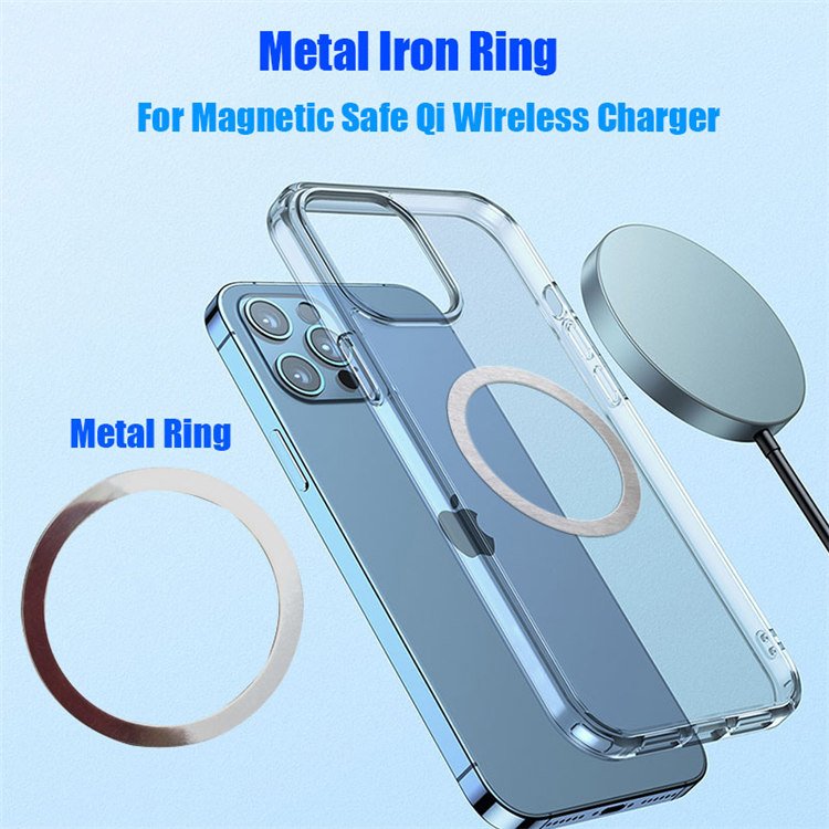 Wireless charging magnetic phone magnet ring sticker universal car phone holder metal phone ring for charger
