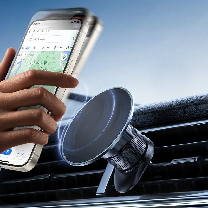 Factory Price Car Phone Mount Magnetic Air Vent Holder Durable Alloy Air Outlet Mobile Phone Stand