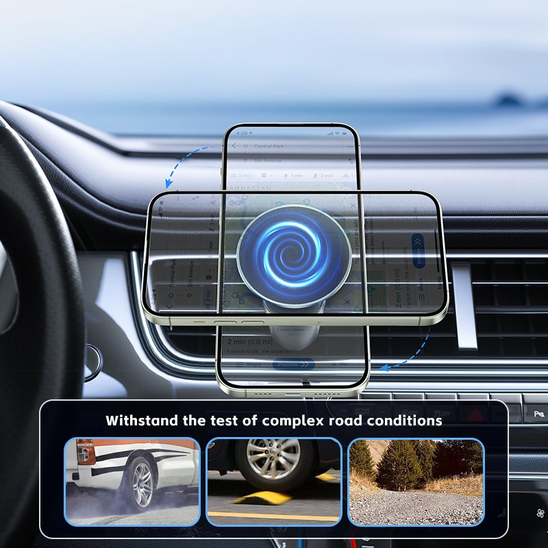 Factory Price Car Phone Mount Magnetic Air Vent Holder Durable Alloy Air Outlet Mobile Phone Stand