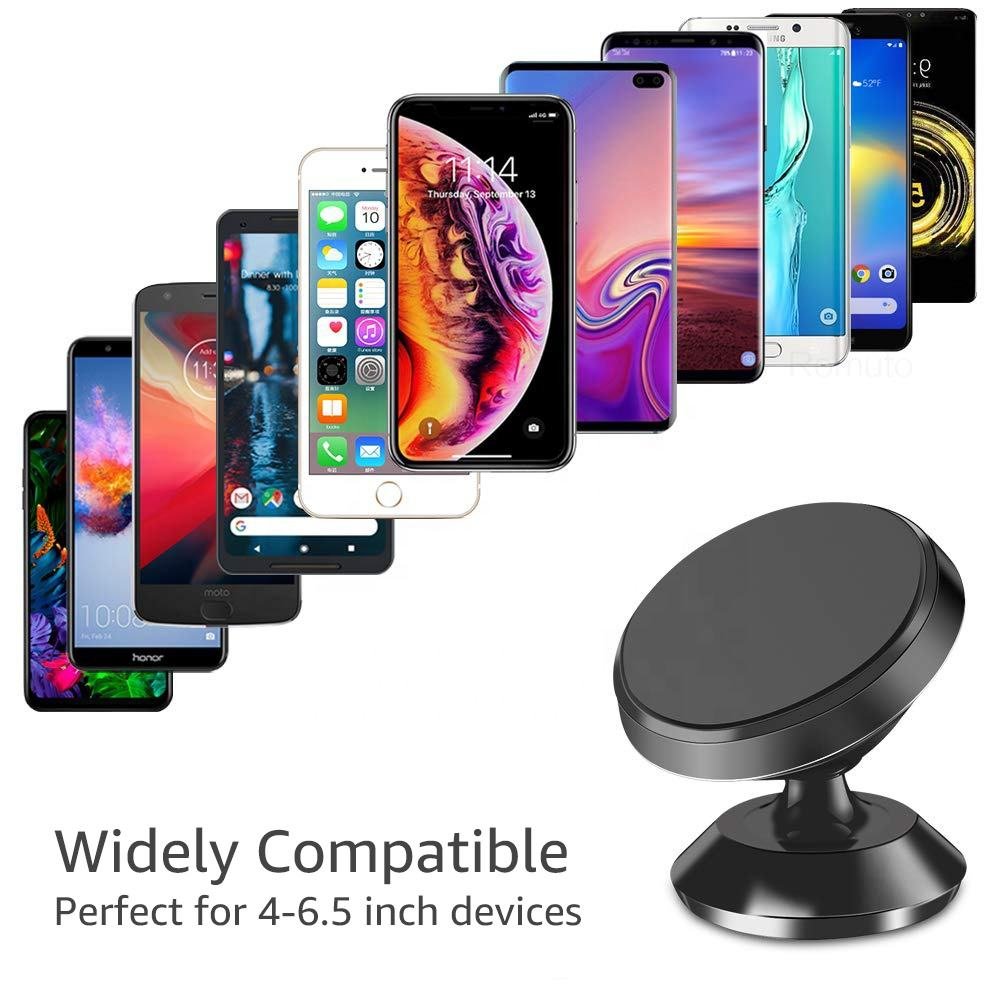 Cheap Magnetic Car Phone Holder Strong Magnet Mount 360 Rotation Mobile Cell Phone Stand Car Holder