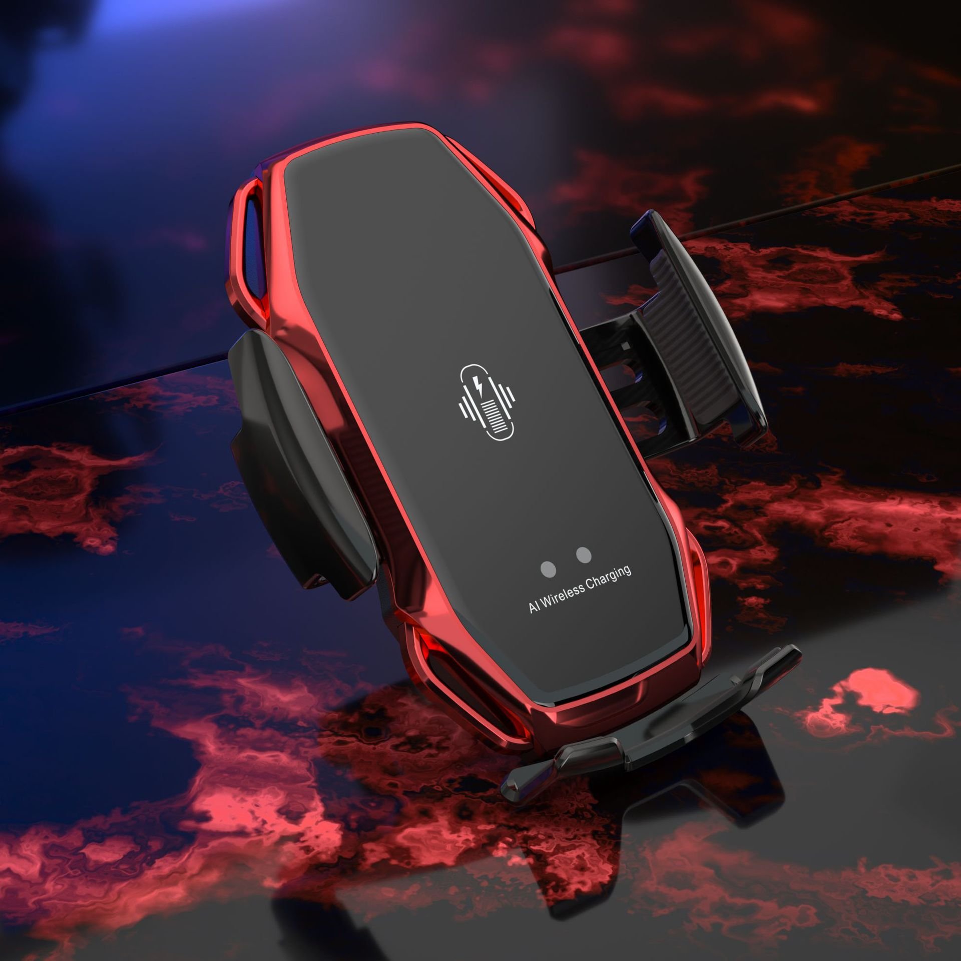 Intelligent Sensor Wireless Charger Smart Car Holder QI Auto Clamping Fast Charging Holder Stand Air Vent Mount Bracket A5