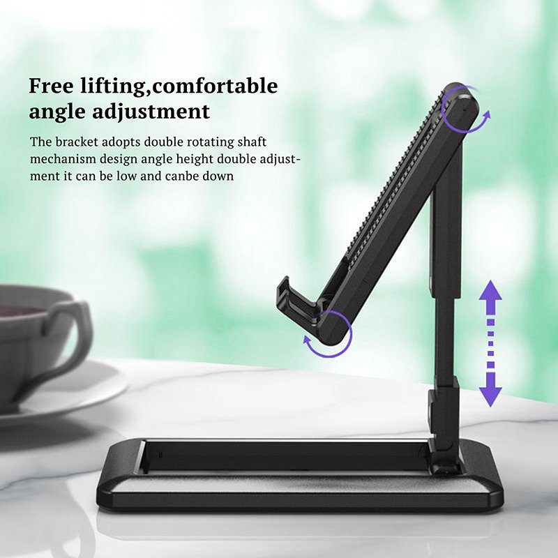 2022 dropshipping Foldable Tablet Mobile Phone Desktop Stand Desk Holder Adjustable Bracket Smartphone Stand for iPad Phone