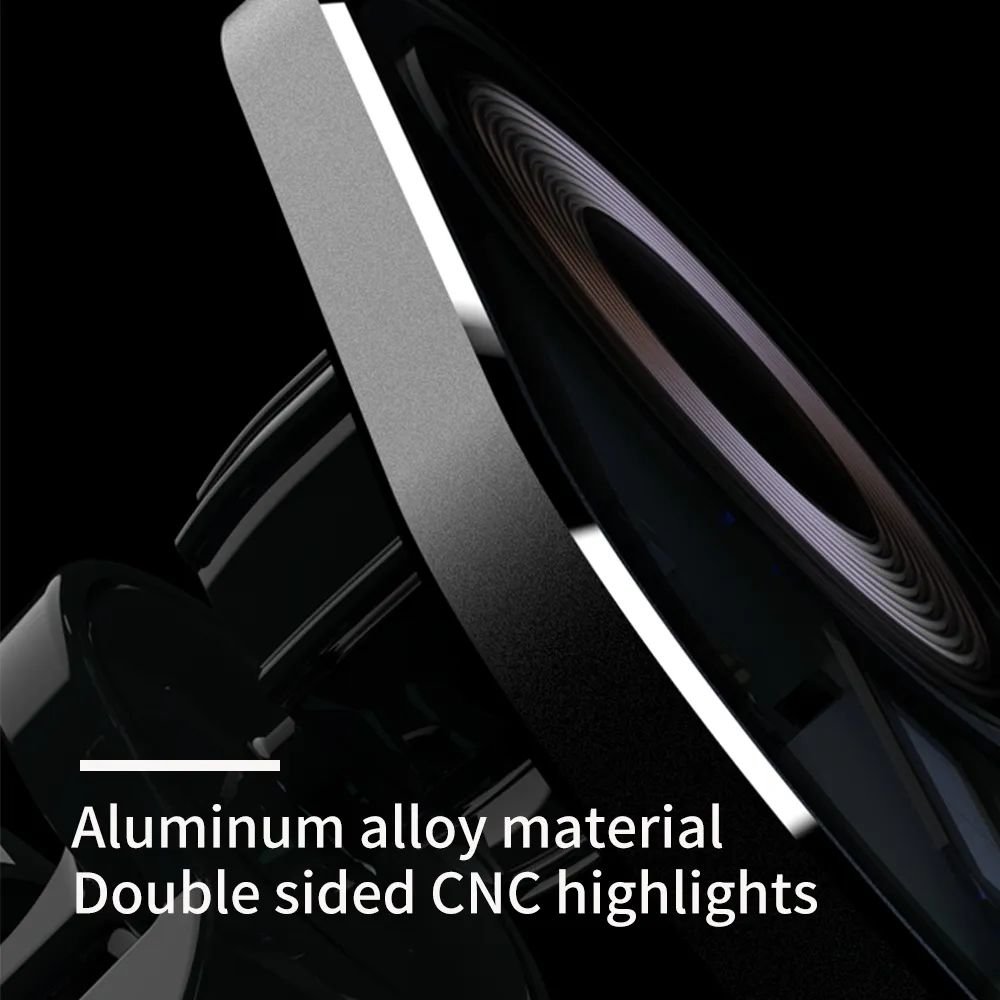 Transparent Magnetic Suction Car Wireless Charger magnetic wireless car charger Mobile Phone holder for Car