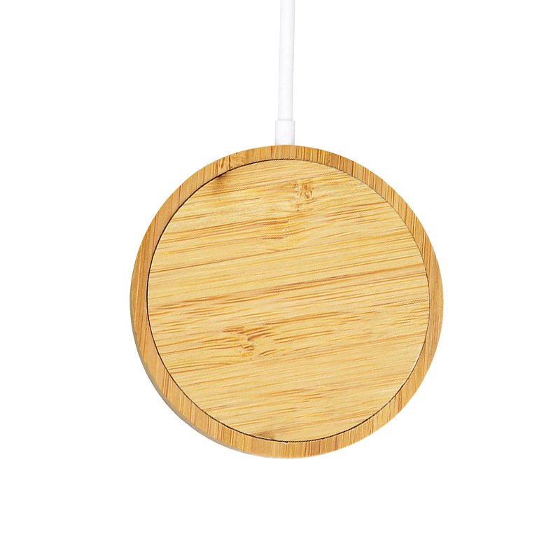 Customize Logo Cargadores Carregador Wooden Magnetic Charger Wood 15W Wireless Charging Pad Station Fast Mobile Phone Charger