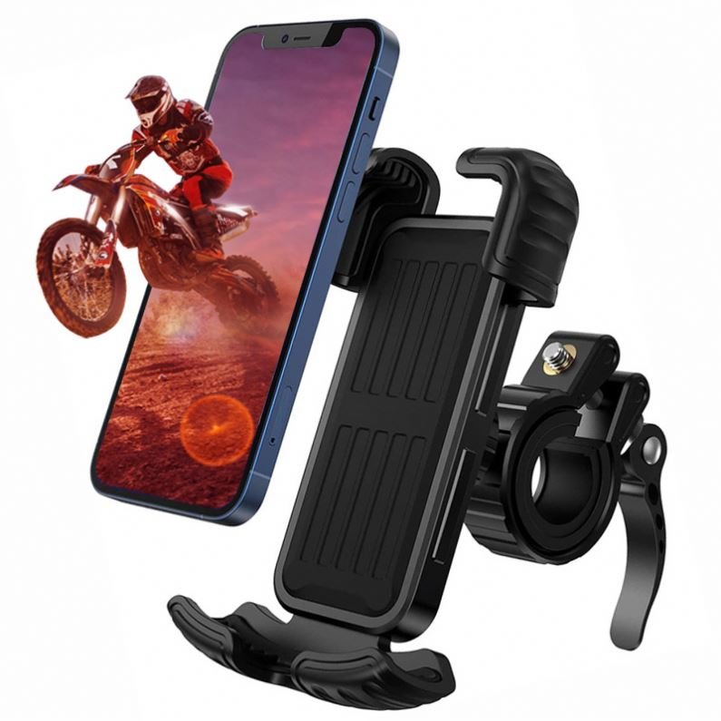 Universal 360 Car Holder One Bottom Release Anti-Slip Adjustable Mobile Mount Flexible Stand Compatible Multiple Mobile Phones