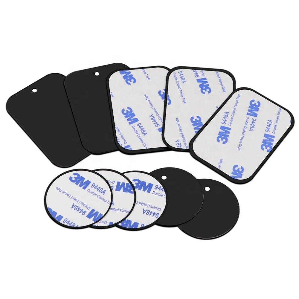 Metal Plate iron Sheet Sticker Magnetic Car Phone Holder Accessory kit Metal Plate Disk Replacement For Magnet Phone Stand