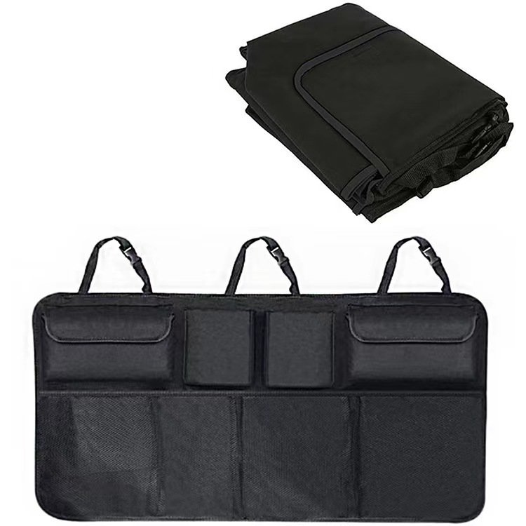 RTSFactory Price Car Trunk Organizer Adjustable Backseat Storage Bag Net High Capacity Multi-use Automobile Seat Back Organizers