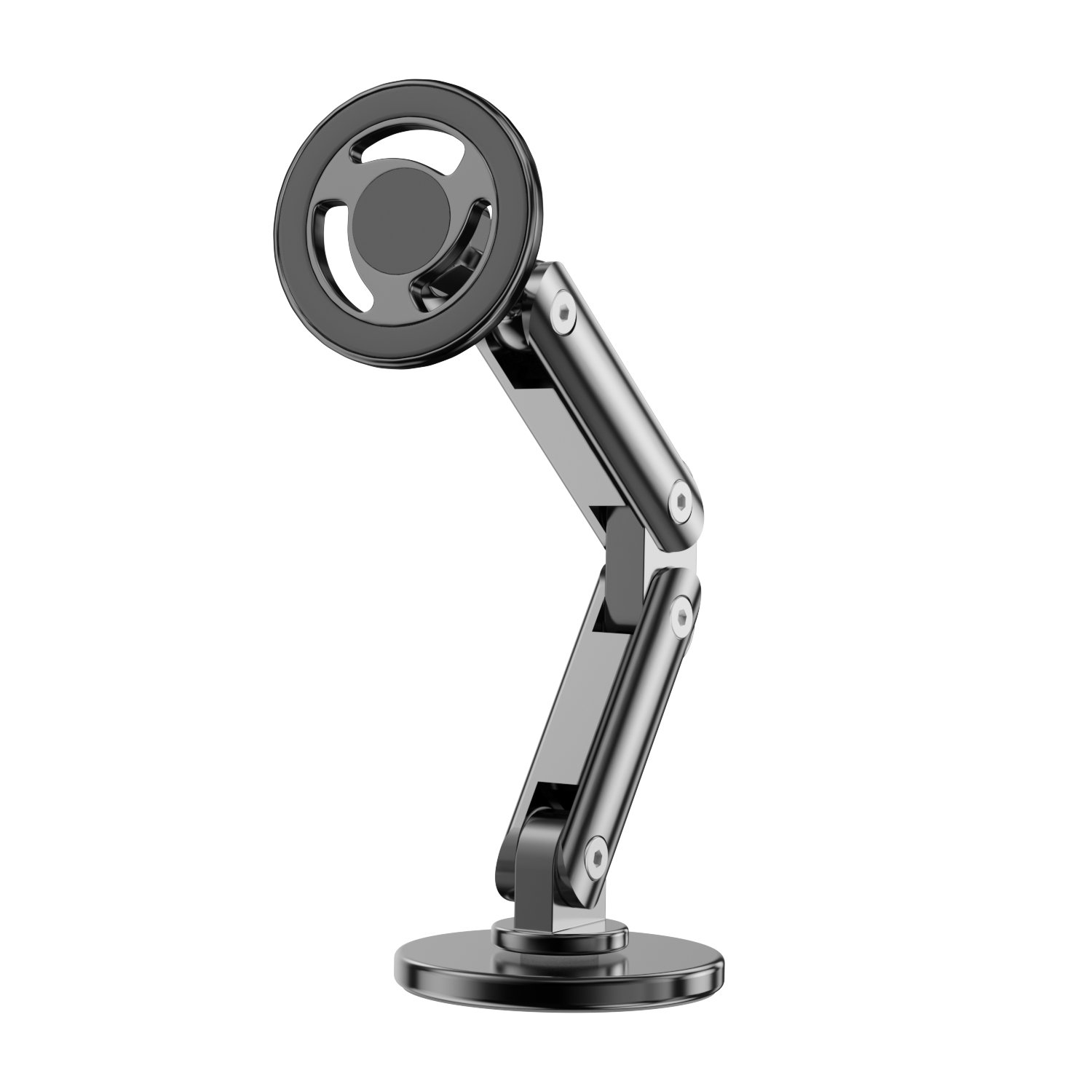Mingcard all-aluminum alloy magnetic car phone holder 360 degree rotation navigation car phone holder for iPhone new2024