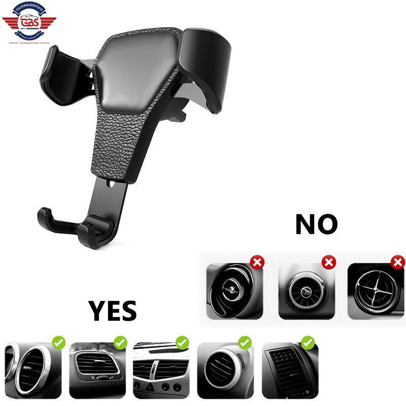 High sell good quality cheap car bracket air outlet gravity mobile phone holder for car