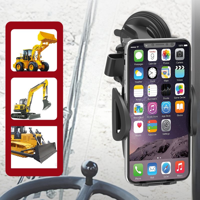 C111 360 Arm Truck Car Adjustable Smartphone Cellphone Mobile Cell Smart Phone Dash Dashboard Stand Mount Holder For Car