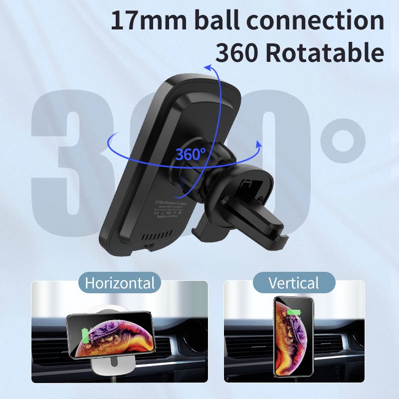 2023 new fast 15w car charger for magnetic wireless car phone holder charger for iphone 12/13/14/15 mobile smartphone