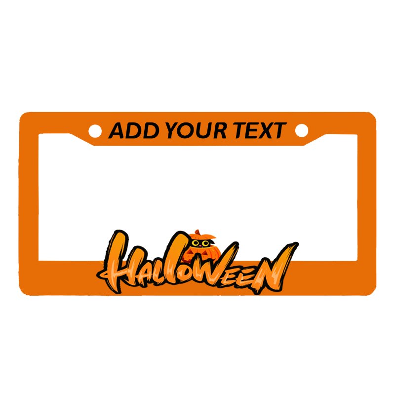 Halloween Custom Design Car License Plate Frame Cover USA logo Number Plate Frame License Holder Cover license plate frame