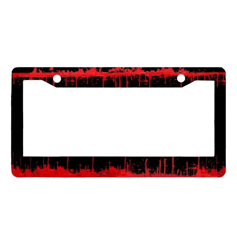 Halloween Custom Design Car License Plate Frame Cover USA logo Number Plate Frame License Holder Cover license plate frame