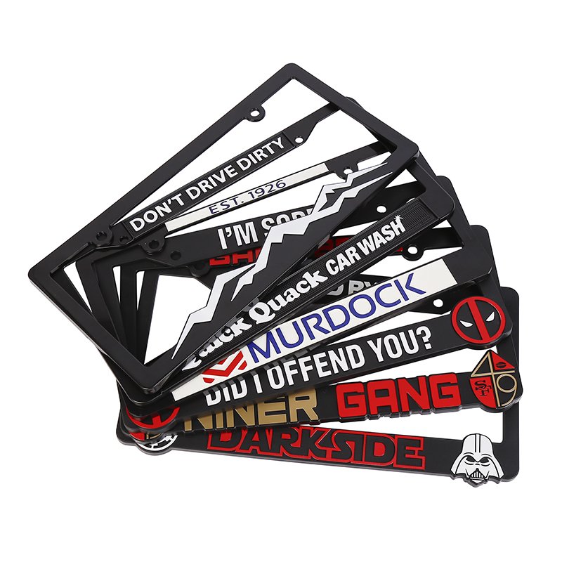 Halloween Custom Design Car License Plate Frame Cover USA logo Number Plate Frame License Holder Cover license plate frame