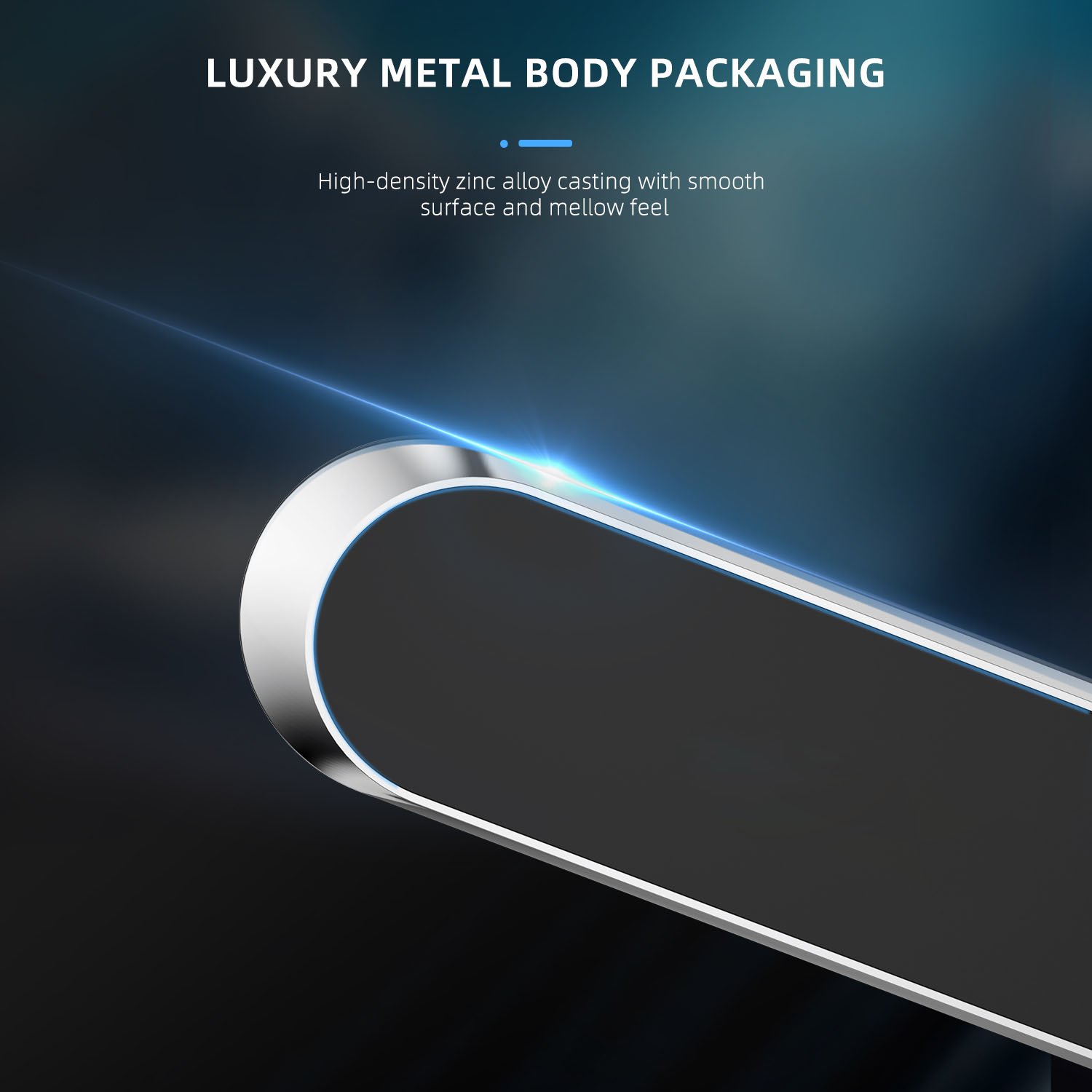 USLION Magnetic Car Phone Holder 360 Degree Rotation Dashboard Mobile Phone Holder for Car Universal