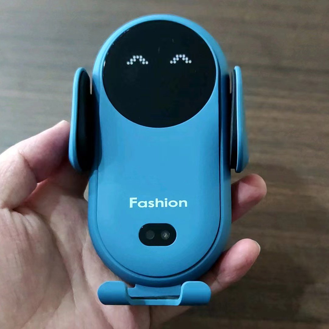 Factory Wireless Car Charger Optional Colors Intelligent Infrared Induction Dual-Use Vent and Instrument Panel car phone holder