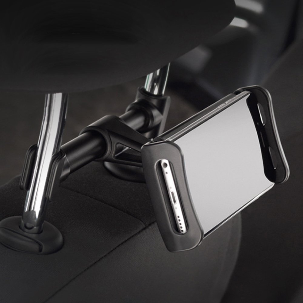 Portable Auto Seat Stand Car Phone Holder Car Phone Accessories Rear Seat Adjustable Plastic Tablet Holder