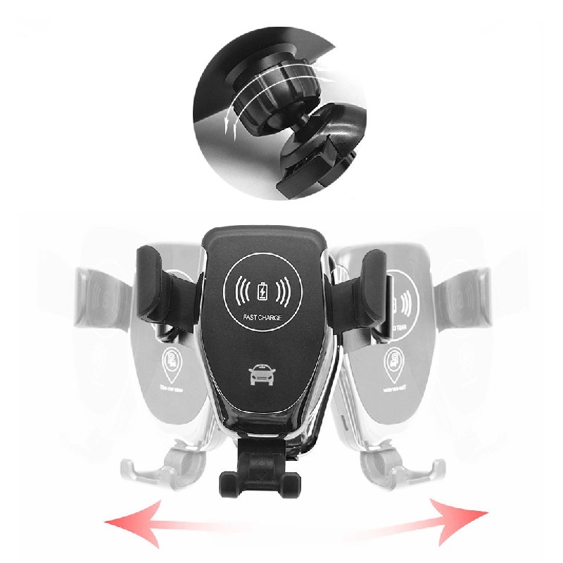 Fast Wireless Charger For Car 10W ABS Air Vent Mount Mobile Phone Universal 2 in One Fast Car Holder Charger Wireless