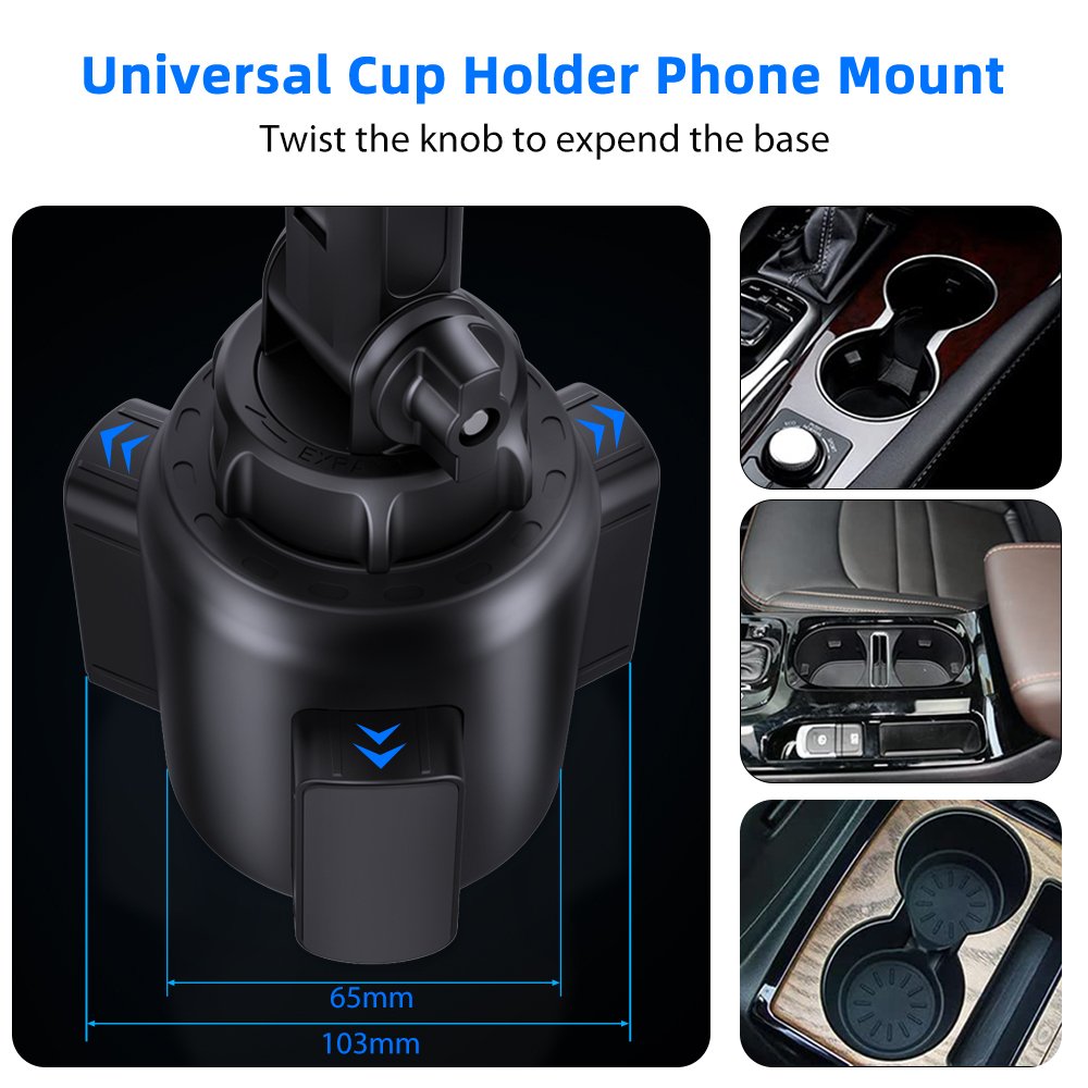 Trending Products Cup Holder Expandable for Car Cup Holders Expander Adapter Mobile Holders Tablet Stand Phone Mount Car Mount