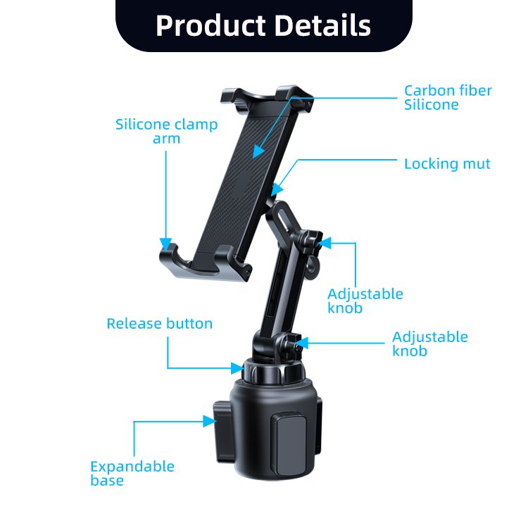 Trending Products Cup Holder Expandable for Car Cup Holders Expander Adapter Mobile Holders Tablet Stand Phone Mount Car Mount