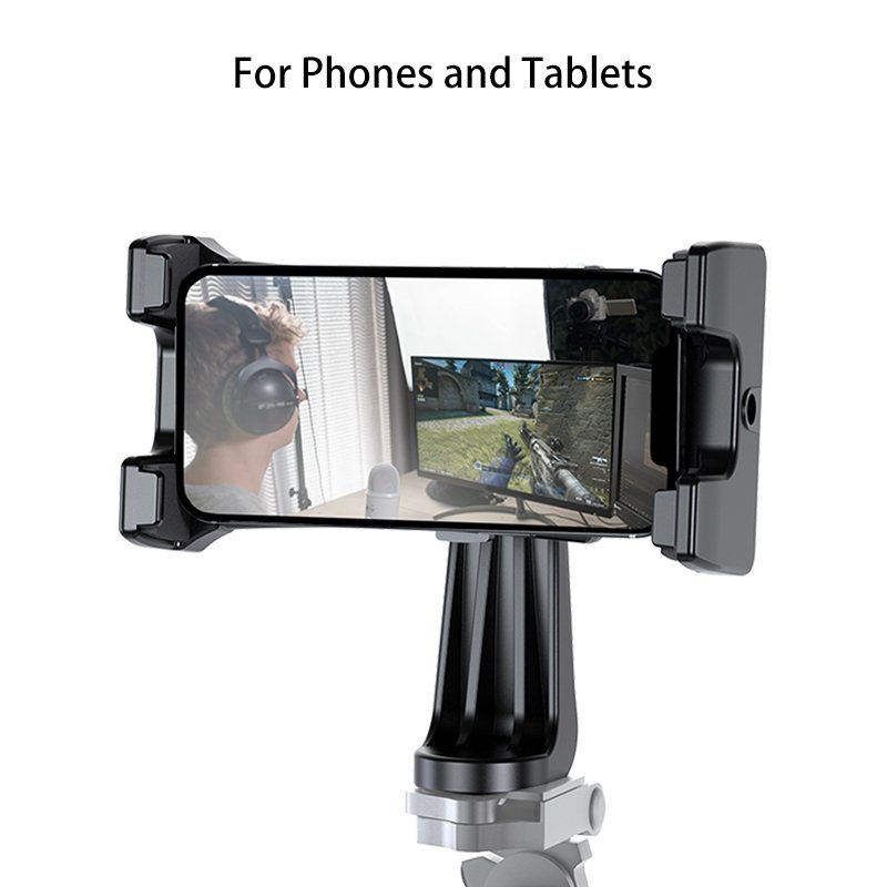 NEW Hot Universal Flexible Mounting Mobile Phone Clamp Holder Bracket Stand Clip Plastic Tablet Mount 10inch for Tripod