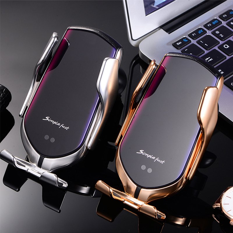 MOBILE phone accessories 2022 smartphone holder phone car holder wireless charger holder wireless car charger mount