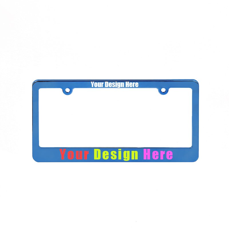 Low MOQ Design License Plate Frame Holder Cover Wholesale US Car Number License Plate Frame Custom License Plate Frames