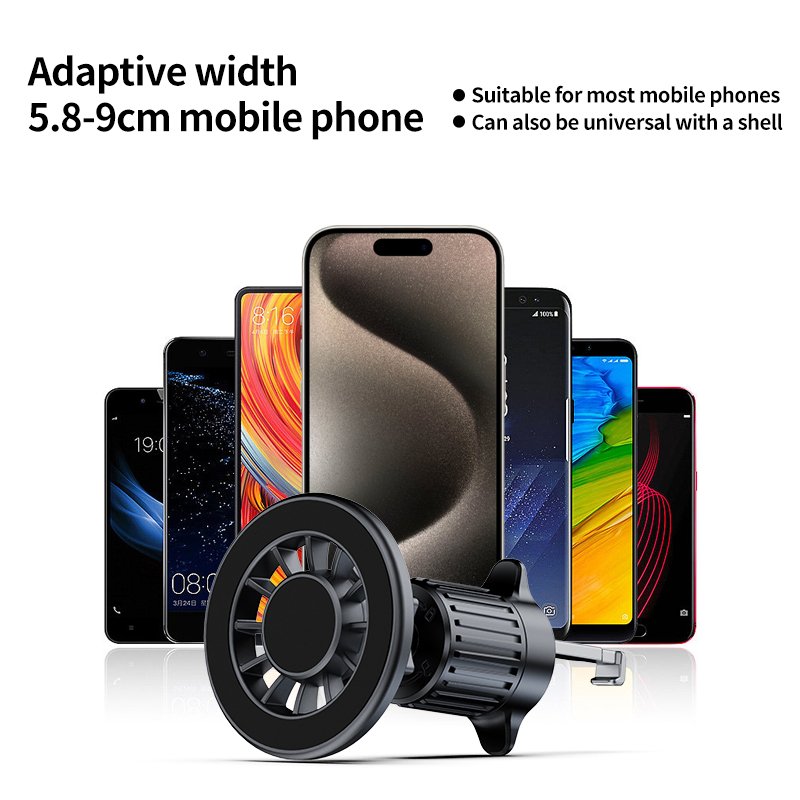 2024 Hot selling Flexible Rotation Car Accessories Mount Air Vent mobile magnetic car phone holder For iPhone 16 15 14 Pro Max
